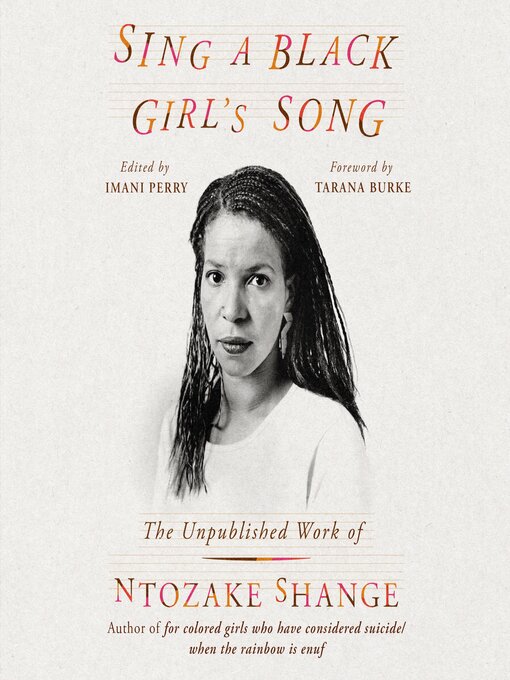 Title details for Sing a Black Girl's Song by Ntozake Shange - Available